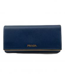 PRADA（プラダ）の古着「長財布」｜ブルー
