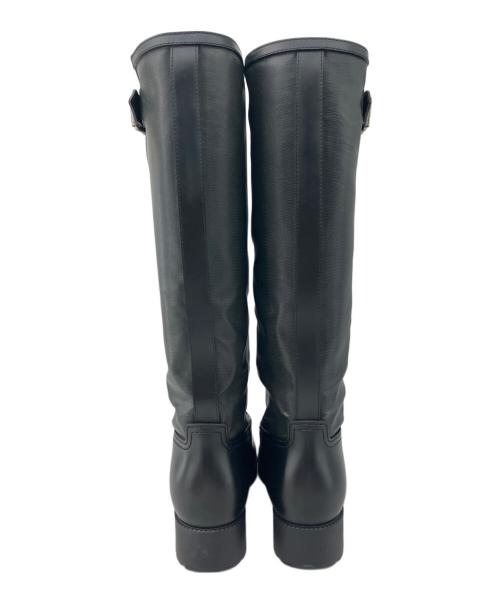 MM6 Maison Margiela（エムエムシックスメゾンマルジェラ）MM6 Maison Margiela (エムエムシックスメゾンマルジェラ) ロングブーツ ブラック サイズ:37の古着・服飾アイテム