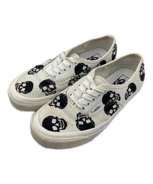 VANS（ヴァンズ）VANS (ヴァンズ) AUTHENTIC 44 DX ANAHEIM FACTORY SKULLS アイボリー サイズ:26の古着・服飾アイテム