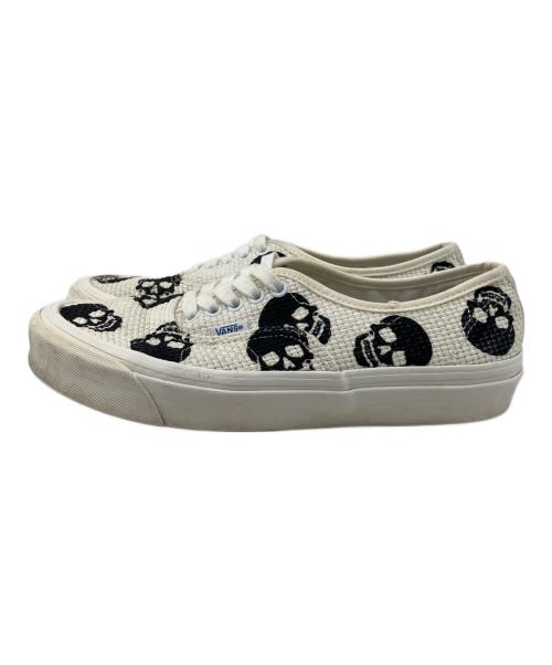 VANS（ヴァンズ）VANS (ヴァンズ) AUTHENTIC 44 DX ANAHEIM FACTORY SKULLS アイボリー サイズ:26の古着・服飾アイテム