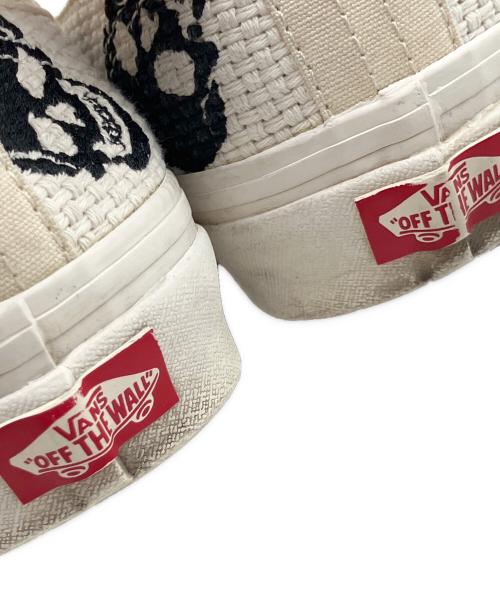 VANS（ヴァンズ）VANS (ヴァンズ) AUTHENTIC 44 DX ANAHEIM FACTORY SKULLS アイボリー サイズ:26の古着・服飾アイテム