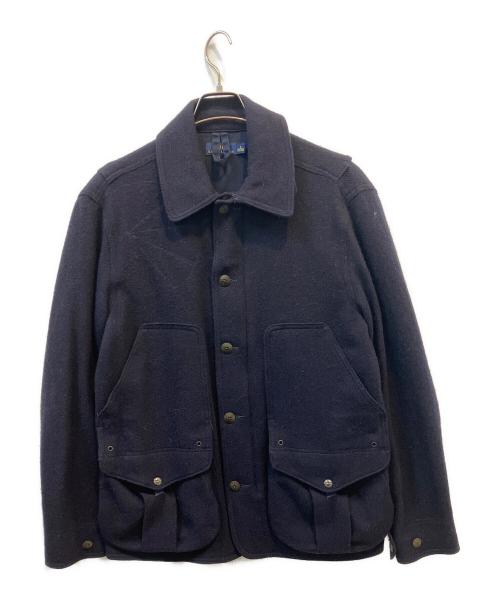 POLO RALPH LAUREN（ポロ・ラルフローレン）POLO RALPH LAUREN (ポロ・ラルフローレン) ウールジップジャケット ネイビー サイズ:Mの古着・服飾アイテム