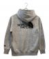 THE NORTH FACE (ザ ノース フェイス) バックハーフドームフーディ グレー サイズ:Ｌ：6000円
