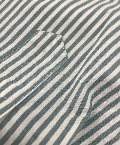 Graphpaper（グラフペーパー）Graphpaper (グラフペーパー) 長袖シャツ Broad Stripe L/S Oversized Regular Collar Shirt グリーン サイズ:FREEの古着・服飾アイテム