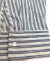 中古・古着 MARKAWARE (マーカウェア) 長袖シャツ COMFORT FIT SHIRT WASHABLE WOOL OXFORD ホワイト×ネイビー サイズ:3：16000円