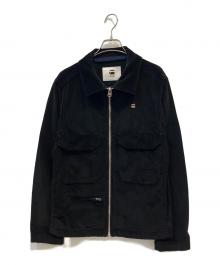 G-STAR RAW（ジースターロゥ）の古着「コーデュロイジップジャケット」｜ブラック