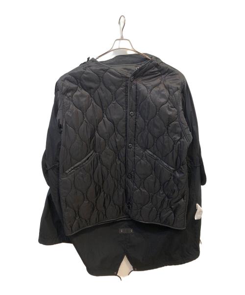FREAK'S STORE（フリークスストア）FREAK'S STORE (フリークスストア) モッズコート ブラック サイズ:Fの古着・服飾アイテム
