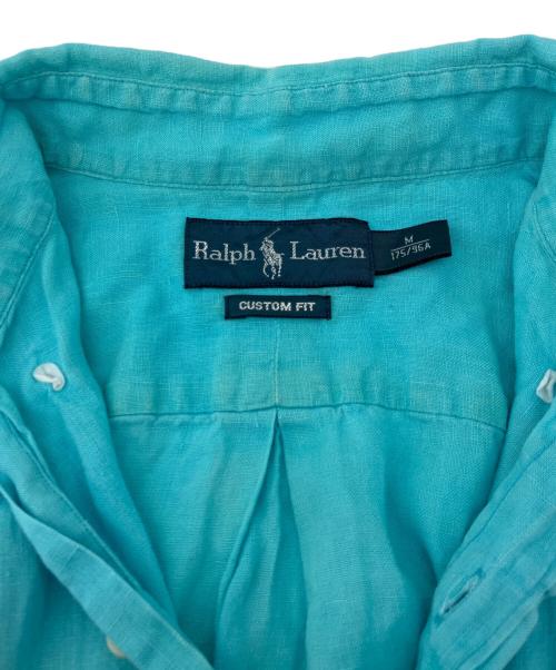 POLO RALPH LAUREN（ポロ・ラルフローレン）POLO RALPH LAUREN (ポロ・ラルフローレン) 半袖シャツ 古着 スカイブルー サイズ:Mの古着・服飾アイテム