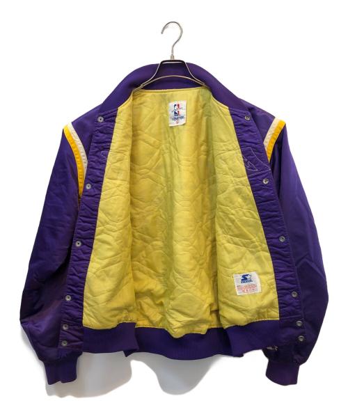AUTHENTIC by STARTER（オーセンティックバイスターター）Authentic by STARTER (オーセンティックバイスターター) スタジャン パープル サイズ:XLの古着・服飾アイテム