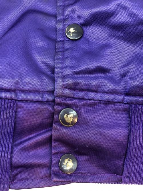 AUTHENTIC by STARTER（オーセンティックバイスターター）Authentic by STARTER (オーセンティックバイスターター) スタジャン パープル サイズ:XLの古着・服飾アイテム
