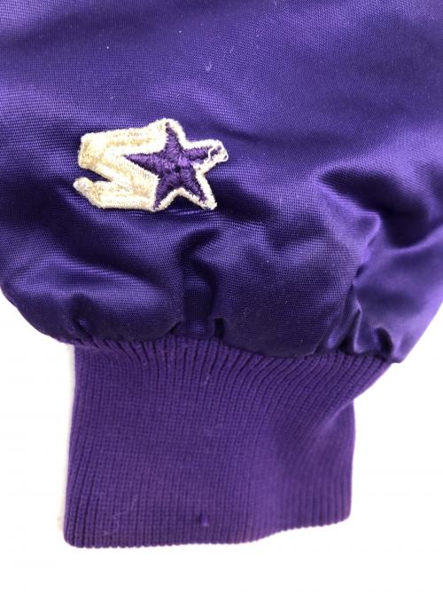 AUTHENTIC by STARTER（オーセンティックバイスターター）Authentic by STARTER (オーセンティックバイスターター) スタジャン パープル サイズ:XLの古着・服飾アイテム