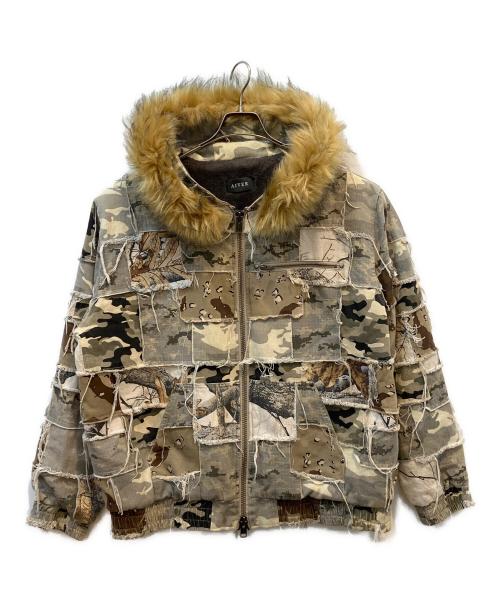 AIVER（アイバー）AIVER (アイバー) カモボロファーブルゾン カーキ サイズ:Mの古着・服飾アイテム