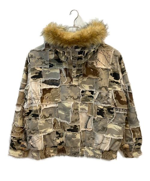 AIVER（アイバー）AIVER (アイバー) カモボロファーブルゾン カーキ サイズ:Mの古着・服飾アイテム