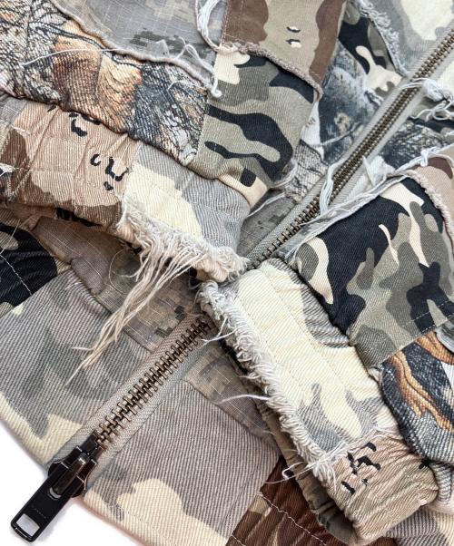 AIVER（アイバー）AIVER (アイバー) カモボロファーブルゾン カーキ サイズ:Mの古着・服飾アイテム