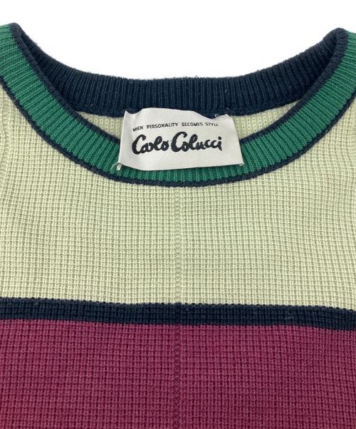 CARLO COLUCCI（カルロコルッチ）CARLO COLUCCI (カルロコルッチ) 厚手ニット	古着 サイズ:50の古着・服飾アイテム