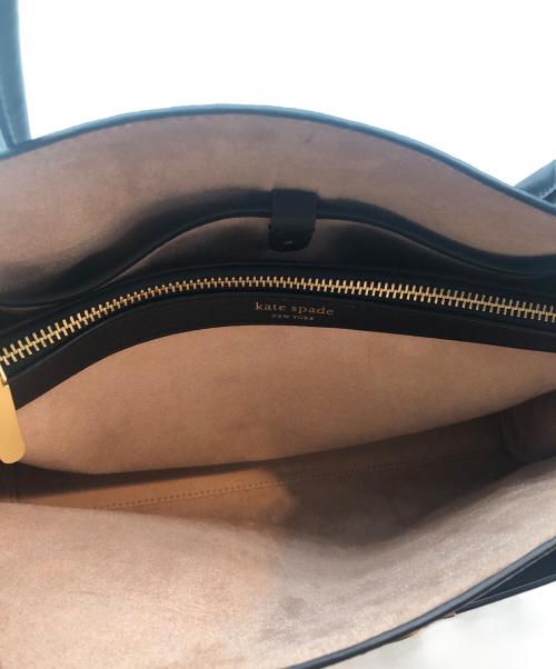 Kate Spade（ケイトスペード）Kate Spade (ケイトスペード) 2WAYショルダーバッグ ブラックの古着・服飾アイテム