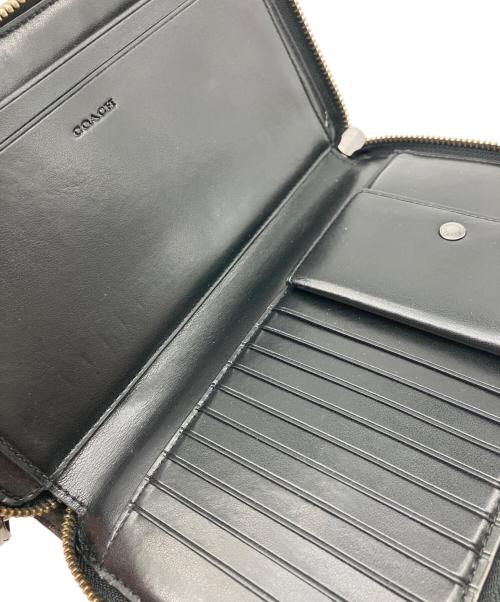 COACH（コーチ）COACH (コーチ) クラッチウォレット シグネチャー ブラック サイズ:不明の古着・服飾アイテム