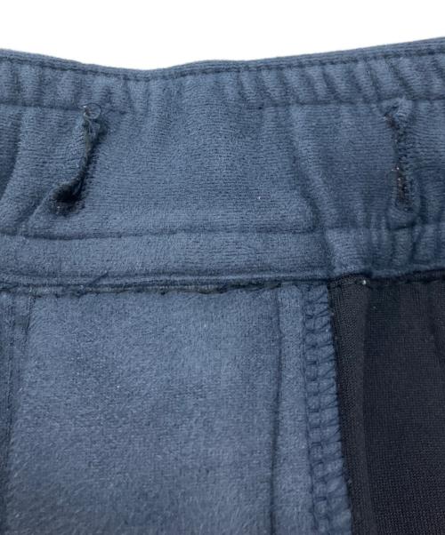 SASQUATCHfabrix.（サスクワッチファブリックス）SASQUATCHfabrix. (サスクワッチファブリックス) FAUX SUEDE FLARE SILHOUETTE TRACK PANTS ネイビー サイズ:Sの古着・服飾アイテム