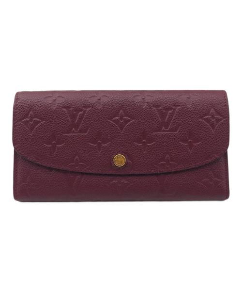 LOUIS VUITTON（ルイ ヴィトン）LOUIS VUITTON (ルイ ヴィトン) 長財布 ポルトフォイユ・エミリー レッド サイズ:不明の古着・服飾アイテム