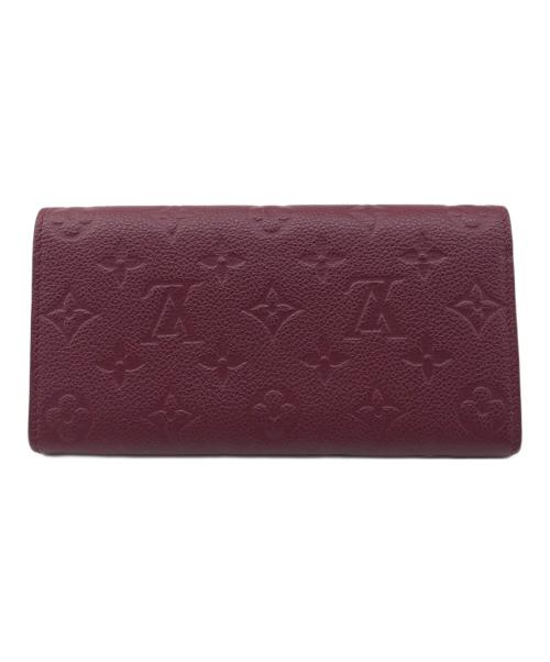 LOUIS VUITTON（ルイ ヴィトン）LOUIS VUITTON (ルイ ヴィトン) 長財布 ポルトフォイユ・エミリー レッド サイズ:不明の古着・服飾アイテム