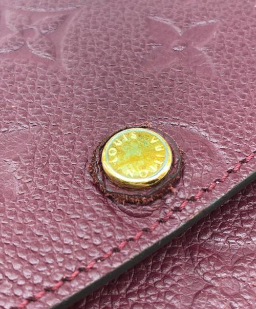 LOUIS VUITTON（ルイ ヴィトン）LOUIS VUITTON (ルイ ヴィトン) 長財布 ポルトフォイユ・エミリー レッド サイズ:不明の古着・服飾アイテム