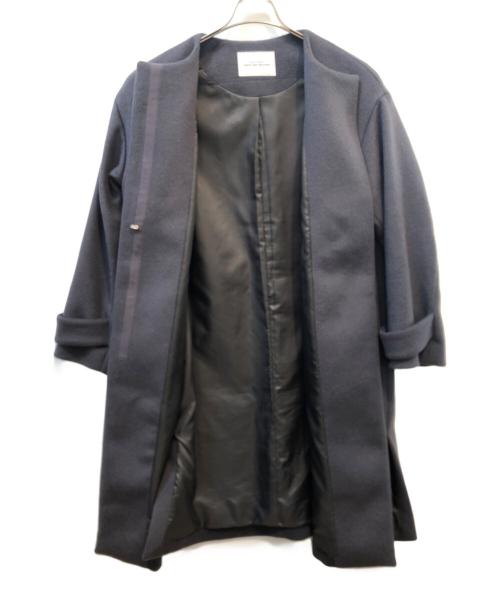 U.A. GreenLabelRelaxing（ユナイテッドアローズグリーンレーベル リラクシング）U.A. GreenLabelRelaxing (ユナイテッドアローズグリーンレーベル リラクシング) アンゴラビーバースリットノーカラーコート グレー サイズ:40の古着・服飾アイテム