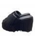 YELLO (イエロ) ROOT FRINGED PLATFORM MULES ブラック サイズ:S：13000円