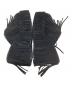中古・古着 YELLO (イエロ) ROOT FRINGED PLATFORM MULES ブラック サイズ:S：13000円