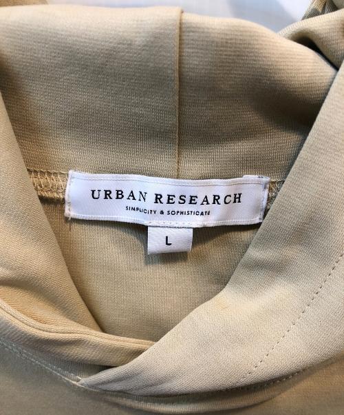 URBAN RESEARCH（アーバンリサーチ）URBAN RESEARCH (アーバンリサーチ) ポンチルーズプルオーバーパーカー ベージュ サイズ:L 未使用品の古着・服飾アイテム