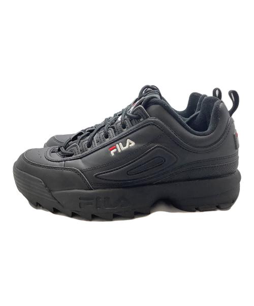 FILA（フィラ）FILA (フィラ) DISRUPTOR II ディスラプター2 ブラック サイズ:24.5の古着・服飾アイテム