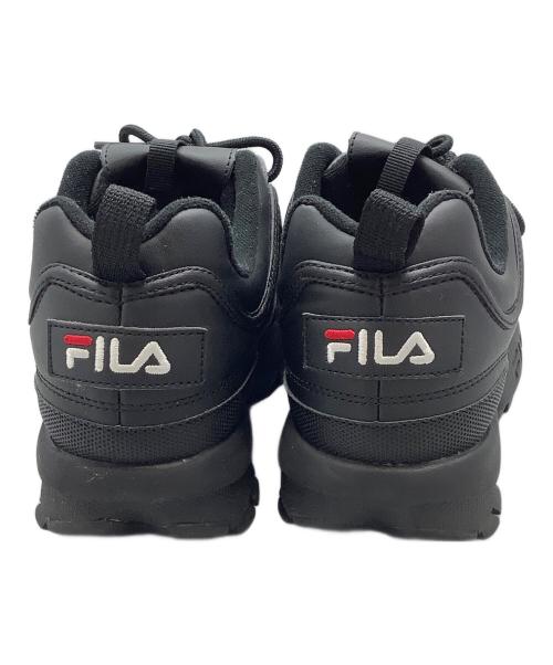 FILA（フィラ）FILA (フィラ) DISRUPTOR II ディスラプター2 ブラック サイズ:24.5の古着・服飾アイテム
