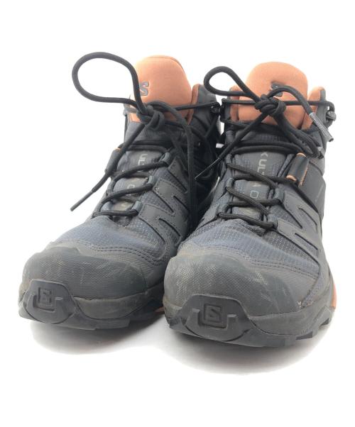 SALOMON（サロモン）SALOMON (サロモン) SALOMON トレッキングブーツ グレー×ベージュ サイズ:245の古着・服飾アイテム