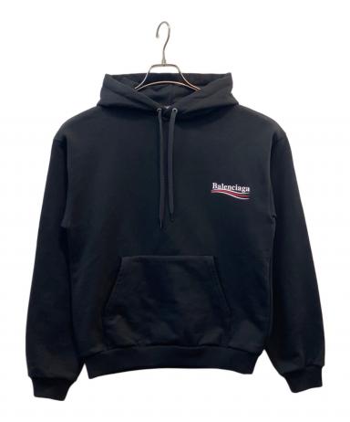 【極希少】バレンシアガ　100周年キャンペーンパーカー　フェード　入手困難　黒 中古・古着通販】BALENCIAGA (バレンシアガ) プルオーバーパーカー
