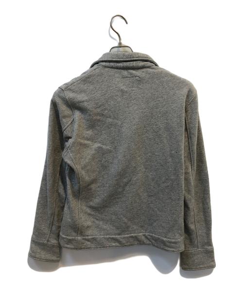 Schott（ショット）Schott (ショット) スウェットダブルライダースジャケット グレー サイズ:Mの古着・服飾アイテム