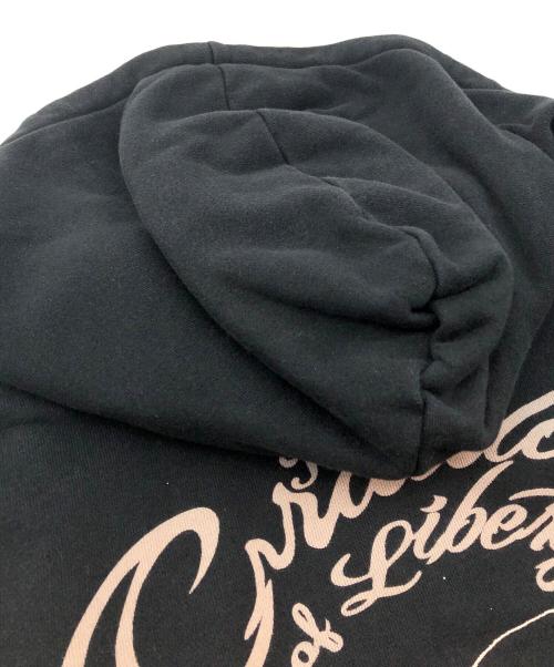 VANSON（バンソン）VANSON (バンソン) ジップパーカー ブラック サイズ:Lの古着・服飾アイテム