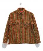 SUPREMEシュプリーム）の古着「Heavy Flannel Shirt」｜レッド×イエロー