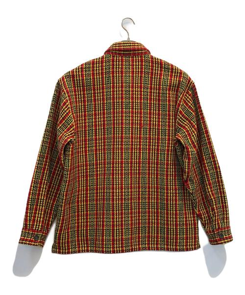 SUPREME（シュプリーム）Supreme (シュプリーム) Heavy Flannel Shirt レッド×イエロー サイズ:Ｌの古着・服飾アイテム