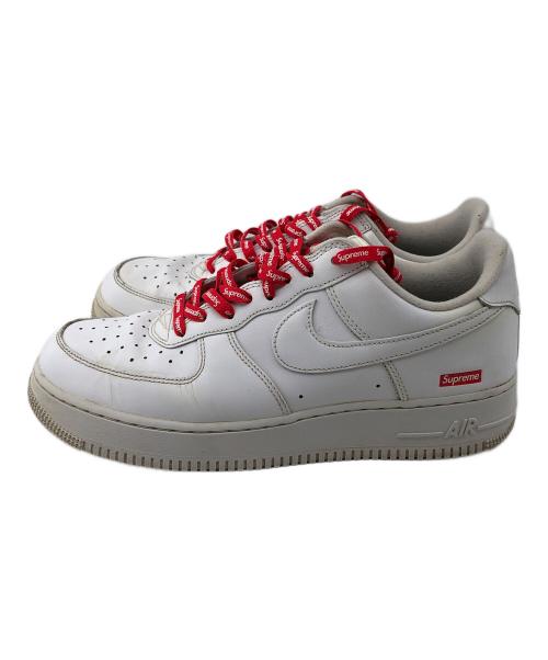 NIKE（ナイキ）NIKE (ナイキ) Supreme (シュプリーム) ローカットスニーカー ホワイト サイズ:28の古着・服飾アイテム