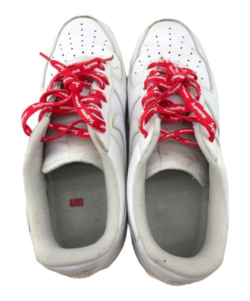NIKE（ナイキ）NIKE (ナイキ) Supreme (シュプリーム) ローカットスニーカー ホワイト サイズ:28の古着・服飾アイテム