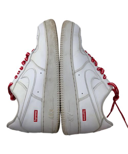 NIKE（ナイキ）NIKE (ナイキ) Supreme (シュプリーム) ローカットスニーカー ホワイト サイズ:28の古着・服飾アイテム