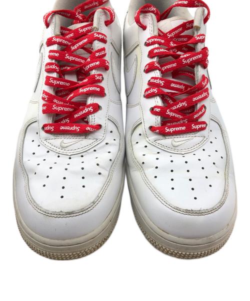 NIKE（ナイキ）NIKE (ナイキ) Supreme (シュプリーム) ローカットスニーカー ホワイト サイズ:28の古着・服飾アイテム