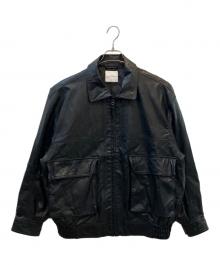 FREAK'S STORE（フリークスストア）の古着「フェイクレザーブルゾン」｜ブラック