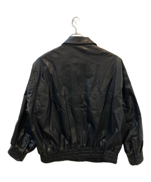 FREAK'S STORE（フリークスストア）FREAK'S STORE (フリークスストア) フェイクレザーブルゾン ブラック サイズ:Mの古着・服飾アイテム