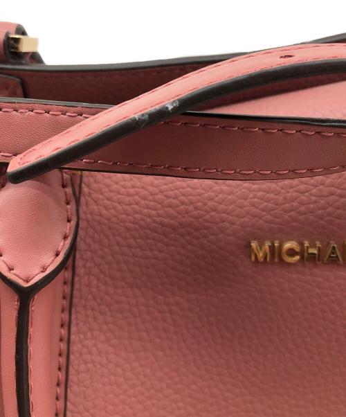 MICHAEL KORS（マイケルコース）MICHAEL KORS (マイケルコース) 2WAYショルダーバッグ ピンクの古着・服飾アイテム