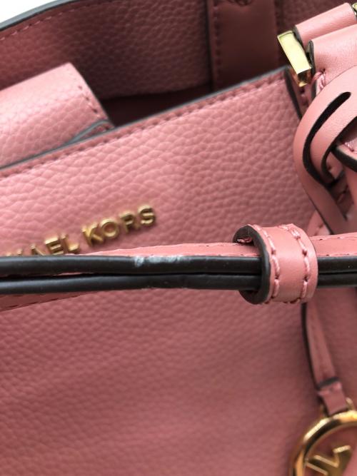 MICHAEL KORS（マイケルコース）MICHAEL KORS (マイケルコース) 2WAYショルダーバッグ ピンクの古着・服飾アイテム