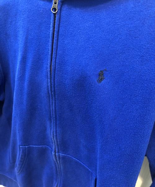 POLO RALPH LAUREN（ポロ・ラルフローレン）POLO RALPH LAUREN (ポロ・ラルフローレン) ジップパーカー ブルー サイズ:XLの古着・服飾アイテム