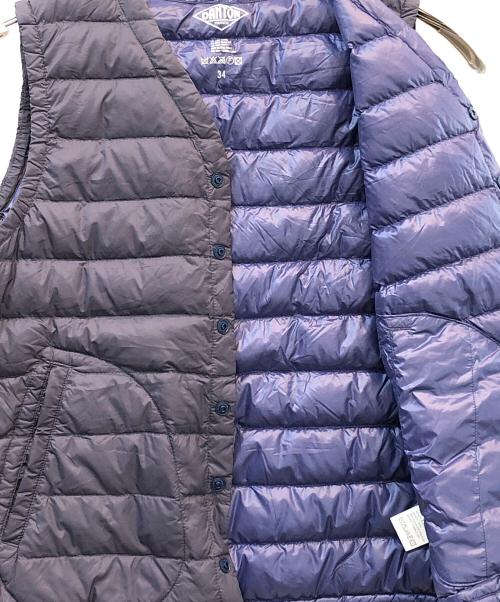 DANTON（ダントン）DANTON (ダントン) インナーダウンベスト ネイビー サイズ:34の古着・服飾アイテム