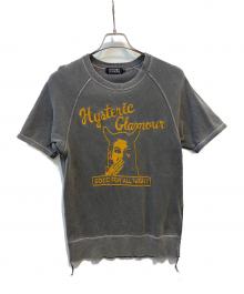 Hysteric Glamour（ヒステリックグラマー）の古着「半袖カットソー	ヒスガール」｜グレー