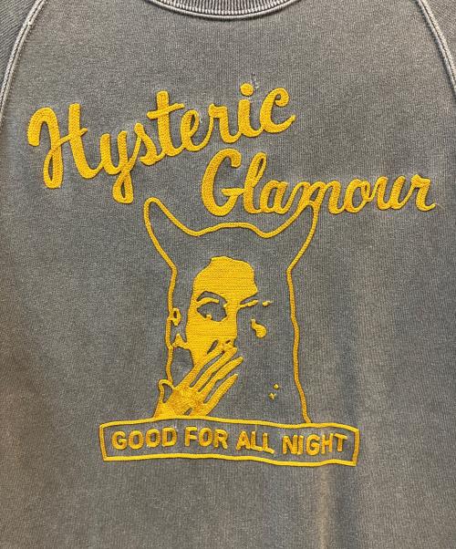 Hysteric Glamour（ヒステリックグラマー）Hysteric Glamour (ヒステリックグラマー) 半袖カットソー	ヒスガール グレー サイズ:Sの古着・服飾アイテム