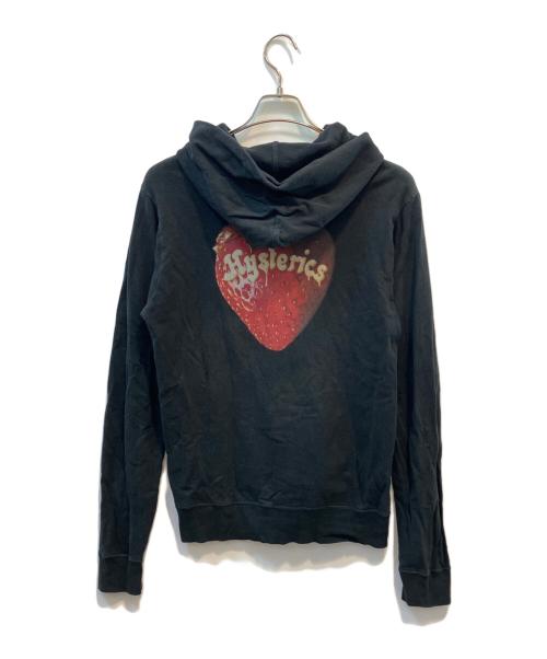 Hysteric Glamour（ヒステリックグラマー）Hysteric Glamour (ヒステリックグラマー) プルオーバーパーカー スカルベリー Y2K ブラック サイズ:Mの古着・服飾アイテム